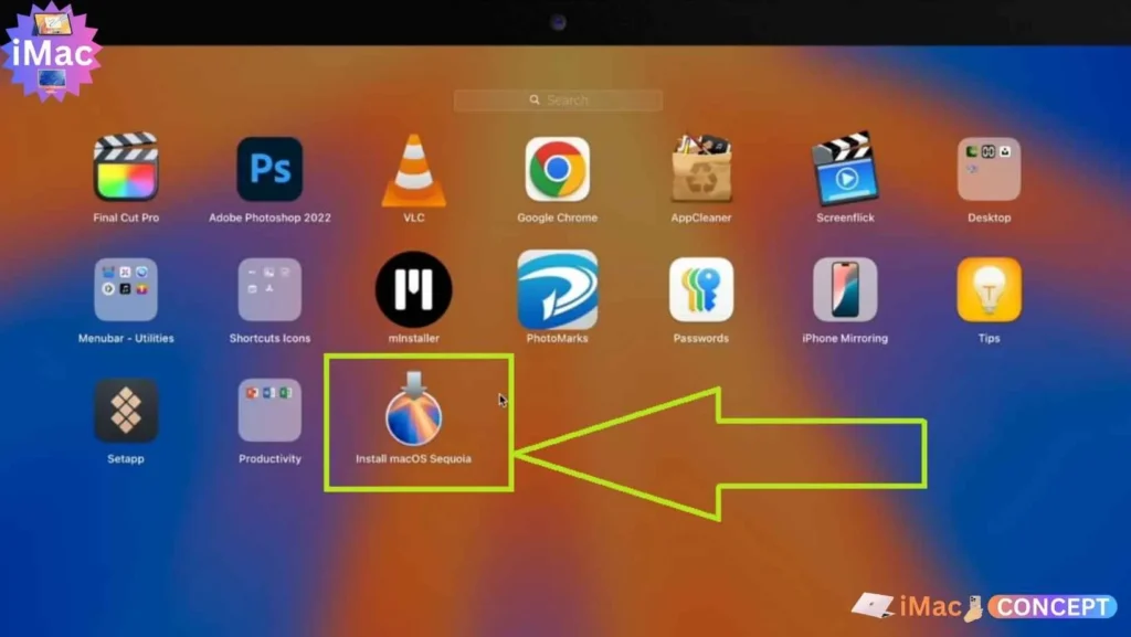 MacOS Sequoia installer